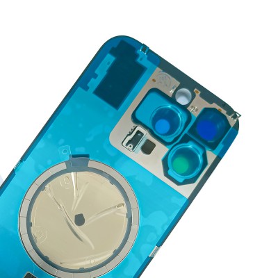 iPhone 16 Pro Max - Rear Housing Glass + Camera Lens + Metal Plate + Magsafe Magnet (Natural Titanium)