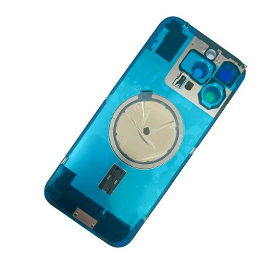 iPhone 16 Pro Max - Rear Housing Glass + Camera Lens + Metal Plate + Magsafe Magnet (Desert Titanium)